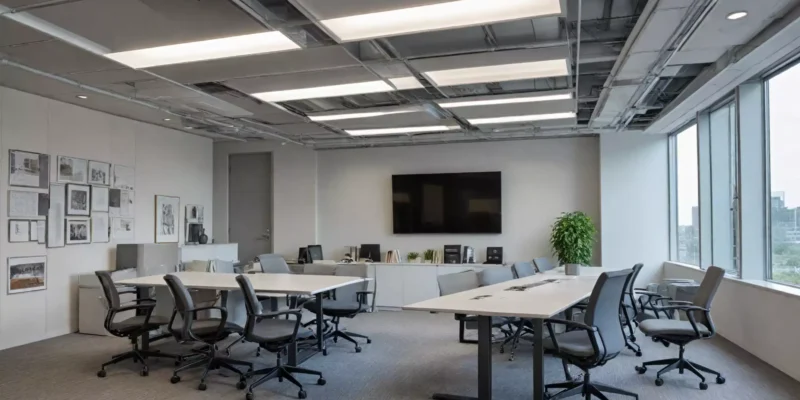 Rozwiązania akustyczne: panele i materiały do sufitów podwieszanych