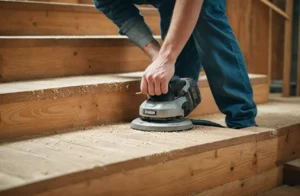 Poradnik: szlifowanie schodów i krawędzi ze szlifierką planetarną